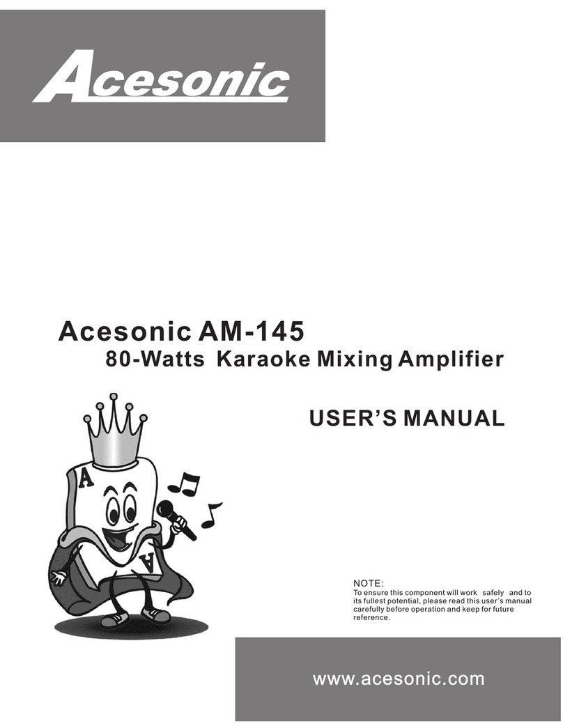 Acesonic AM-145 user manual