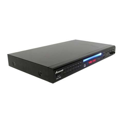 Acesonic KOD-1000 user manual Acesonic KOD-1000 user manual