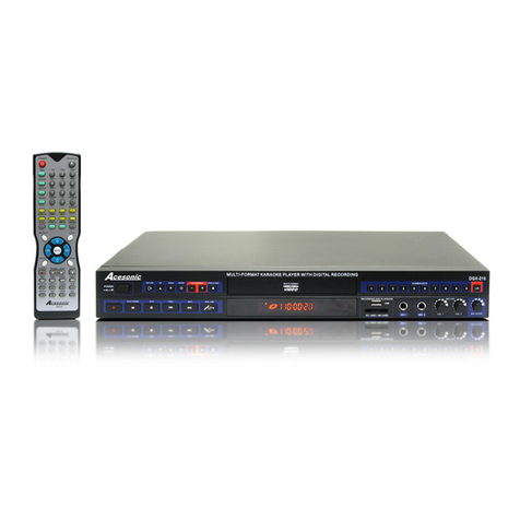 Acesonic DGX-210 user manual
