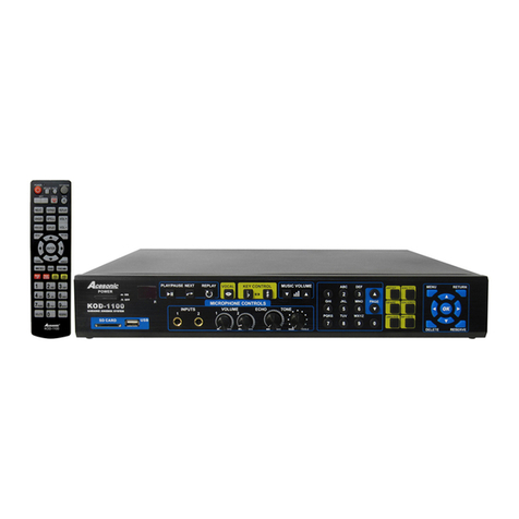 Acesonic KOD-1100 User manual