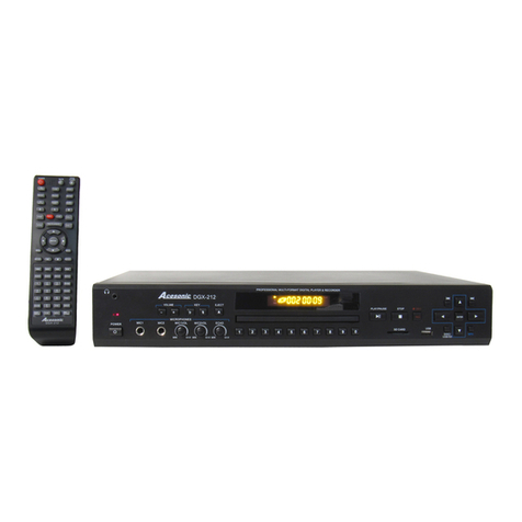 Acesonic DGX-212 user manual