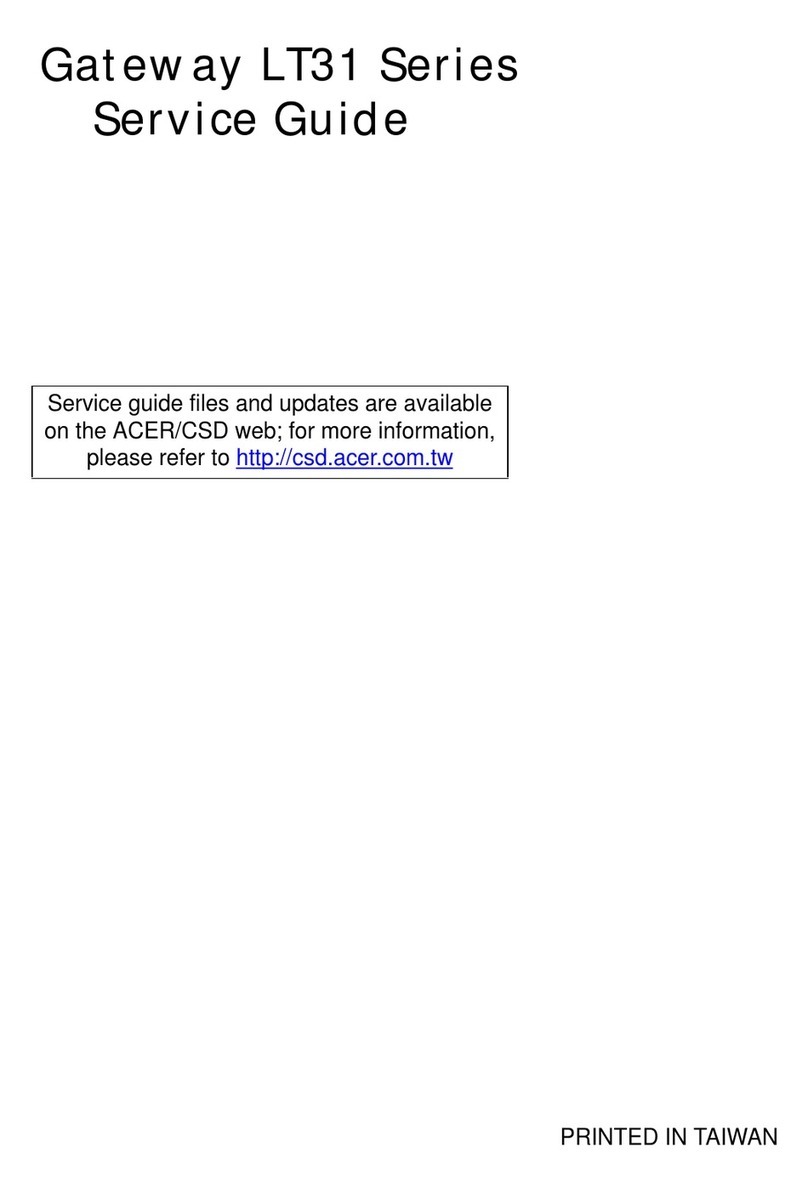 Acer Gateway LT31 Series User manual Acer Gateway LT31 Series User manual
