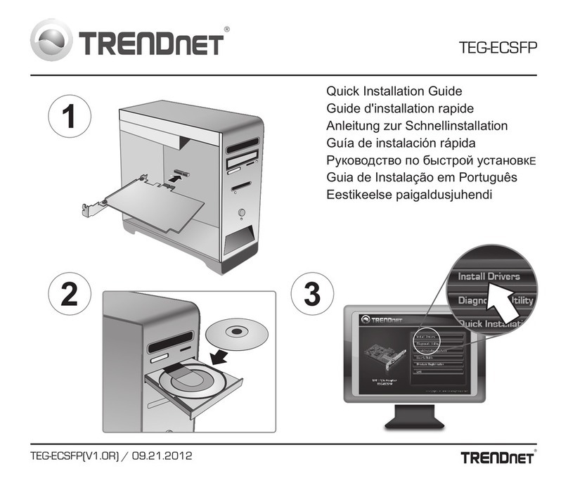 TRENDnet TEG-ECSFP User manual