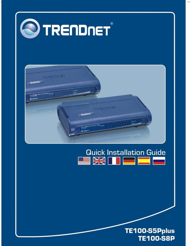 TRENDnet TE100-S5Pplus User manual