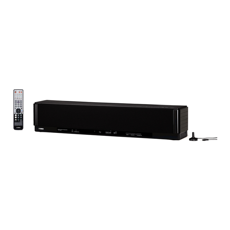 Yamaha Digital Sound Projector YSP-3000 User manual