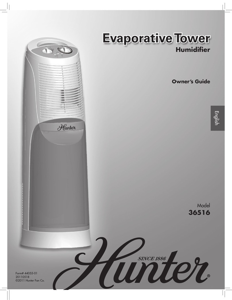 Hunter 36516 User manual Hunter 36516 User manual