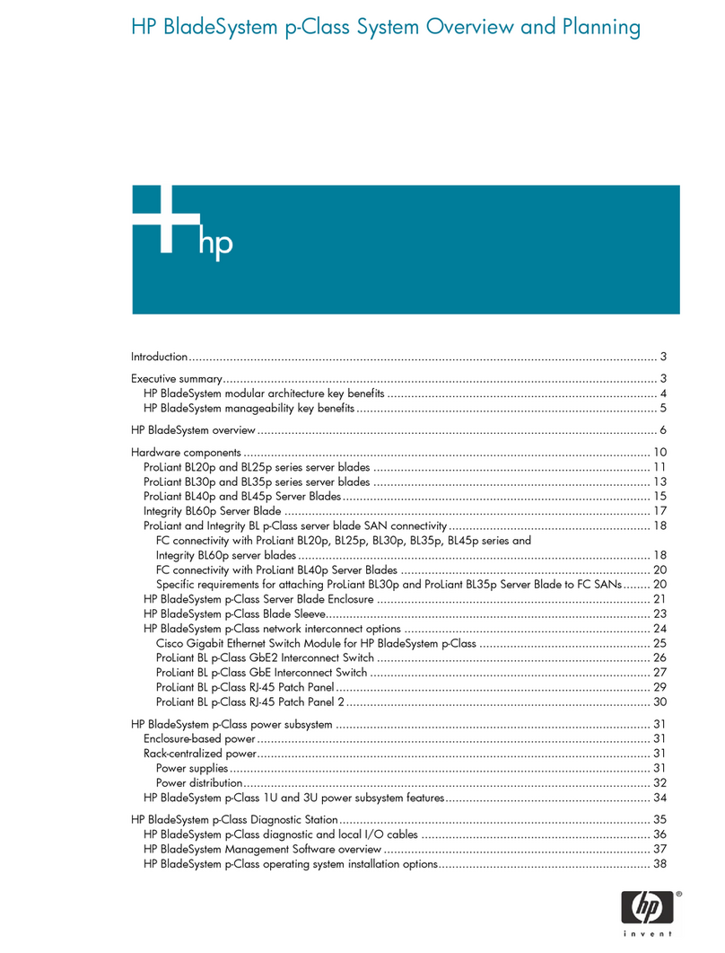 HP 279720-B21 - ProLiant BL p-Class F-GbE... Installation guide HP 279720-B21 - ProLiant BL p-Class F-GbE... Installation guide