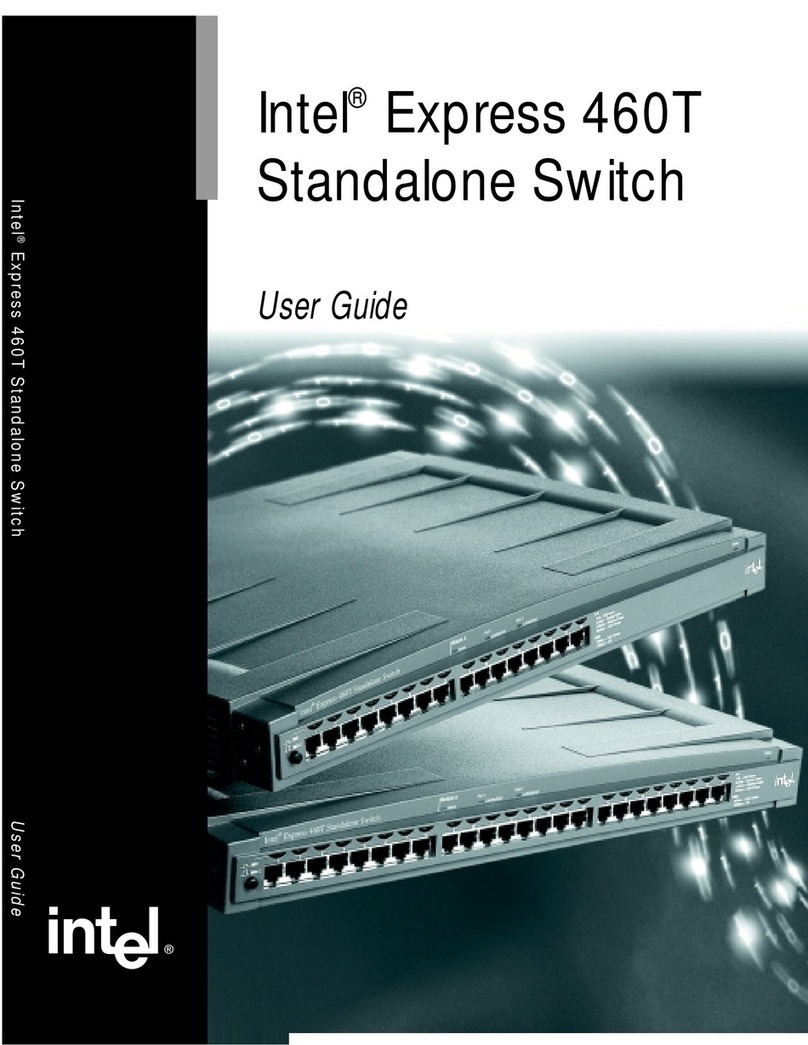 Intel ES460MSX - Ethernet 1000Base SX Switch... user guide