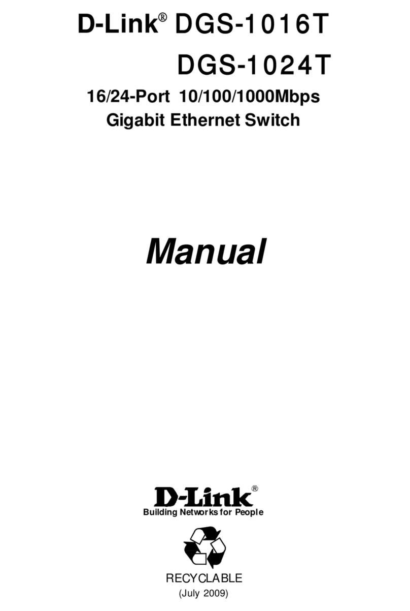 D-Link 1016T - DGS Switch User manual