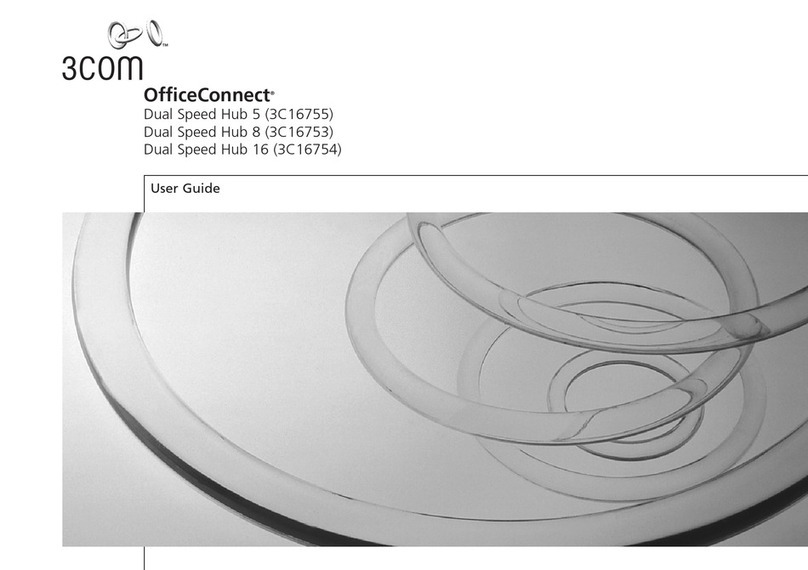 3Com 3C16753 - OfficeConnect Dual Speed Hub 8 user guide