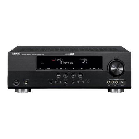 Yamaha RXV465 - RX AV Receiver owner's manual