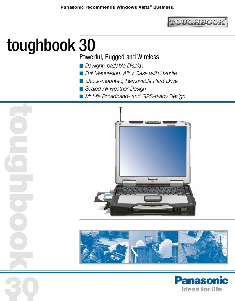 Panasonic Toughbook CF-30K3PAX2M User manual