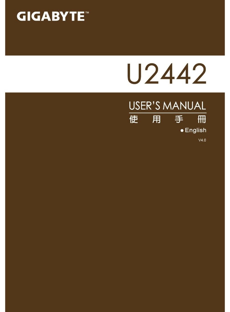 Gigabyte U2442 User manual