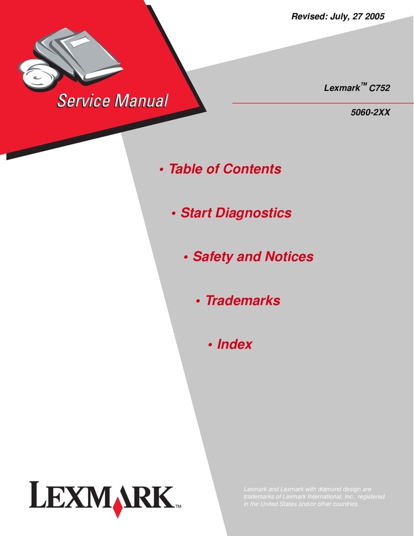 Lexmark 19C0050 - C 752Ln Color Laser Printer User manual
