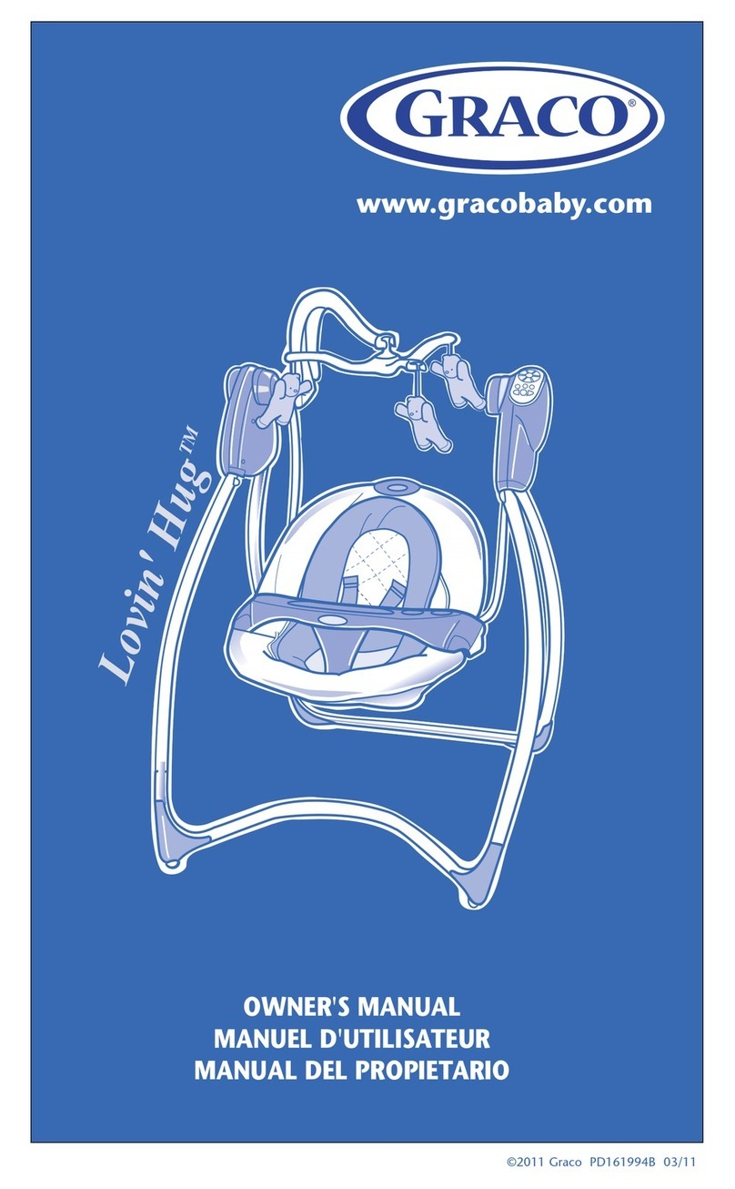 Graco 1A05ABB - Lovin' Hug Open Top Swing User manual Graco 1A05ABB - Lovin' Hug Open Top Swing User manual