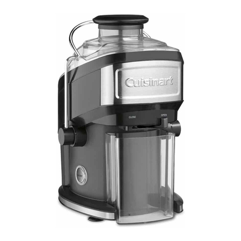 Cuisinart CJE-500 SERIES User manual