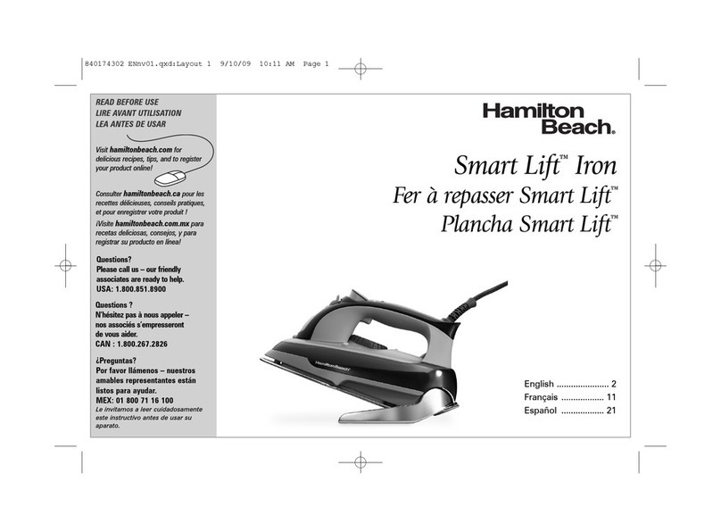 Hamilton Beach 14401 User manual