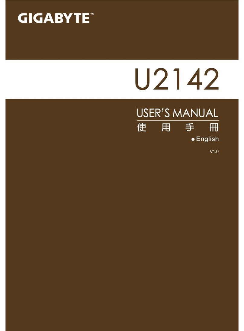 Gigabyte U2142 manual