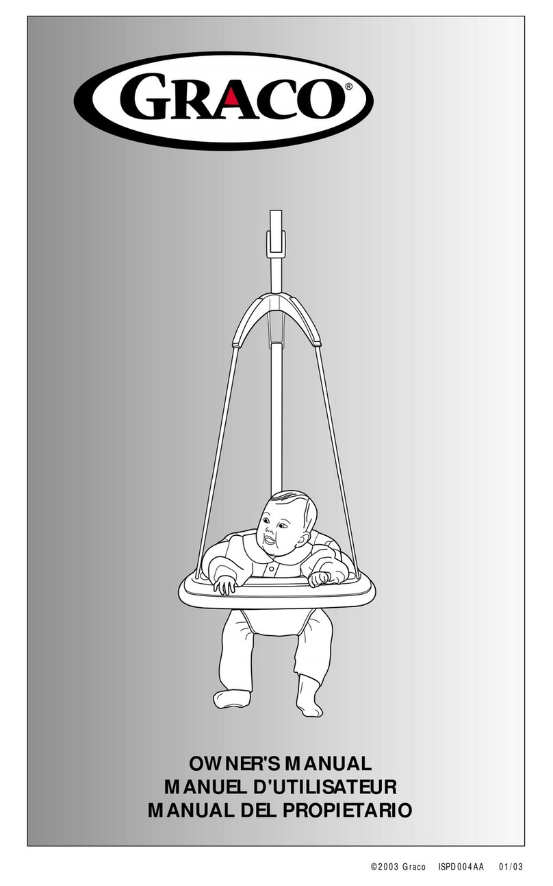 Graco 8740JJB - Jumpster Doorway Jumperfor Play User manual