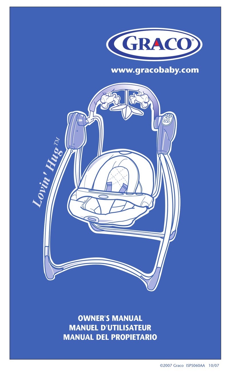 Graco 1A10CTM - Lovin' Hug Infant Swing User manual