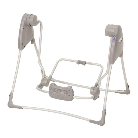 Graco 1F01GSV - SnugGlider Swing Holds SnugRide Infant Car... User manual