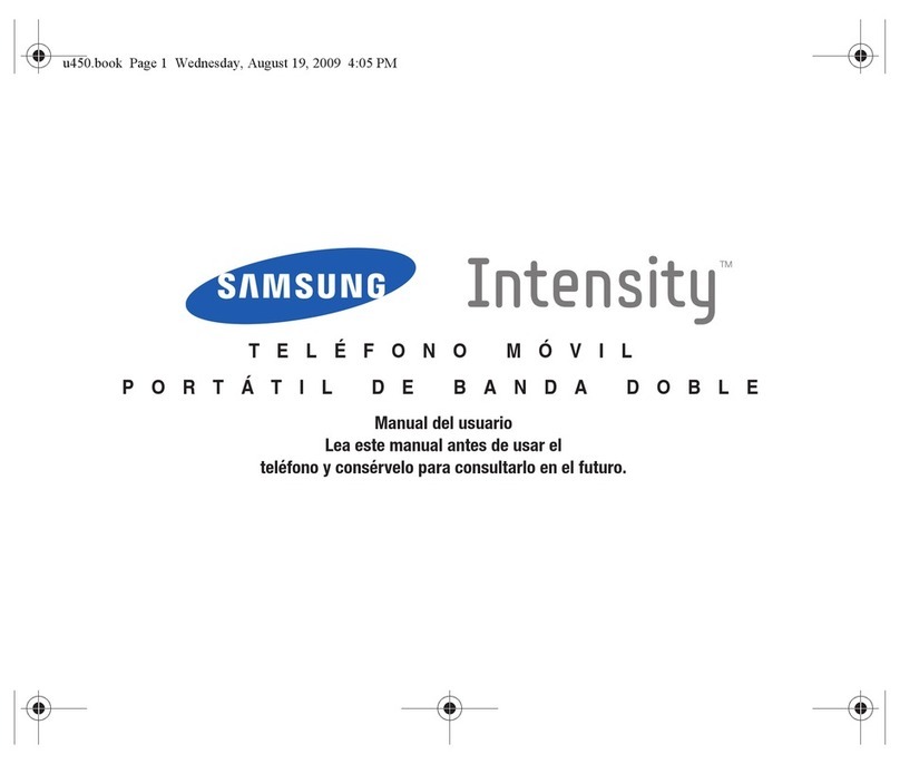 Samsung Intensity SCH-u450 User guide