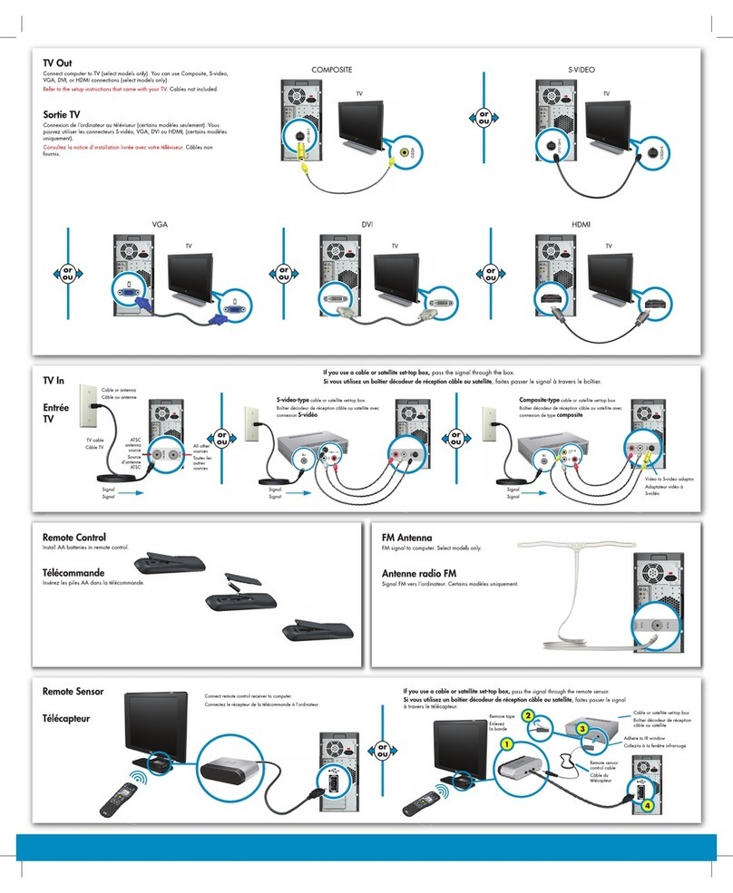 HP M8330f - Pavilion Media Center Instruction manual