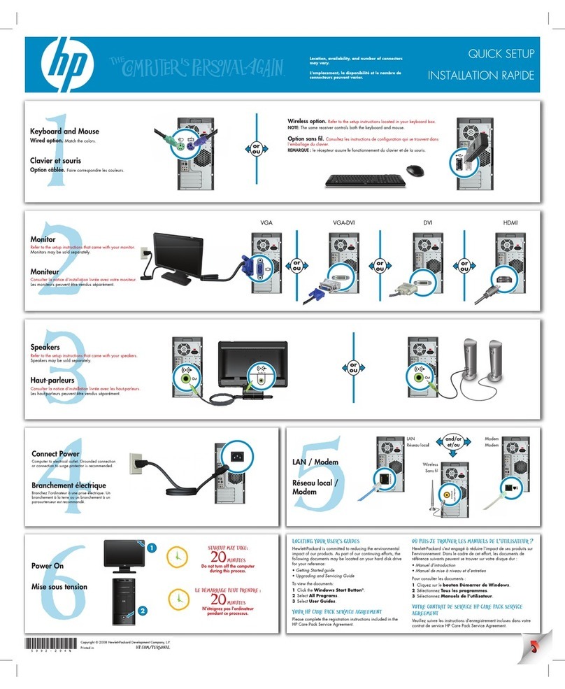 HP M8330f - Pavilion Media Center Specification sheet