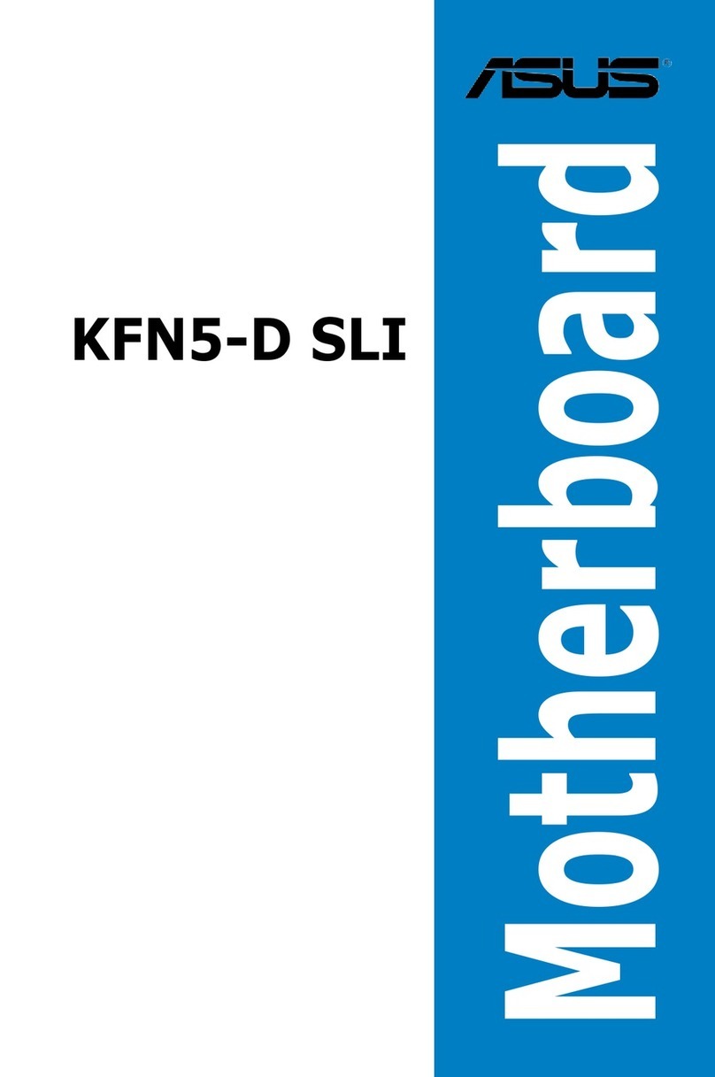 Asus KFN5-D - Motherboard - SSI EEB 3.51 User manual Asus KFN5-D - Motherboard - SSI EEB 3.51 User manual