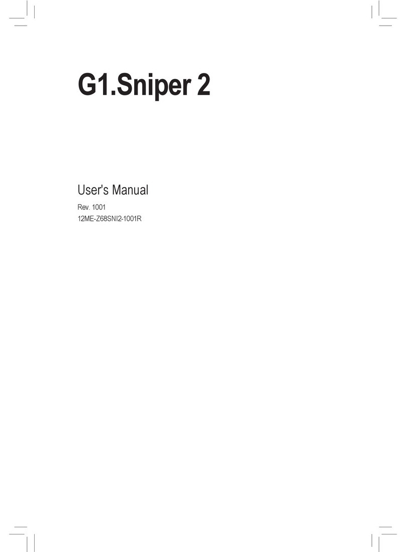 Gigabyte G1.Sniper2 User manual