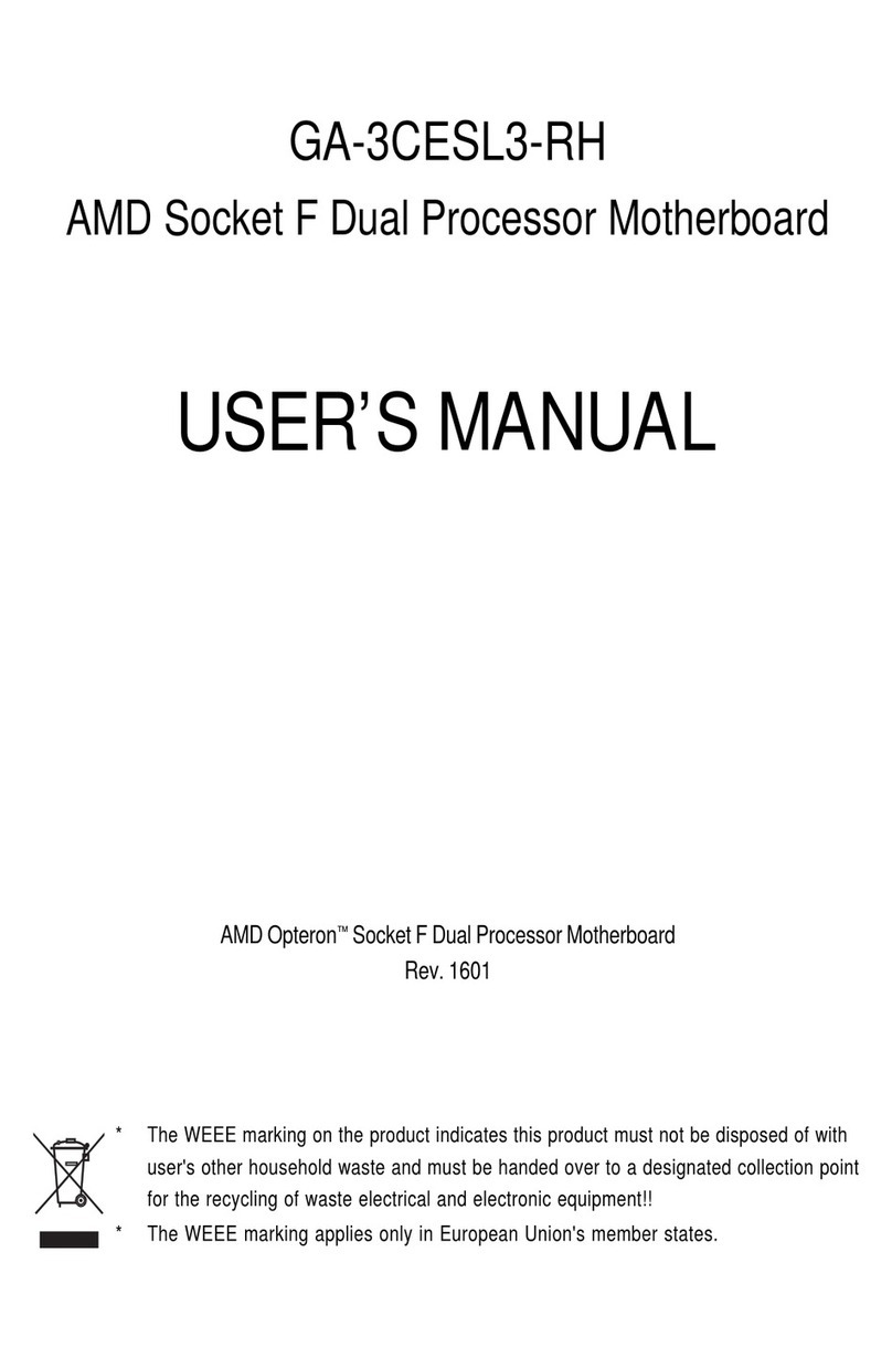Gigabyte GA-3CESL3-RH user manual