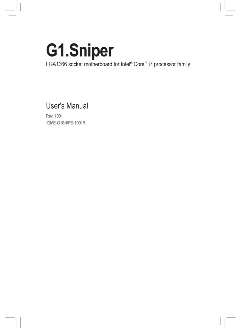 Gigabyte G1.Sniper user manual