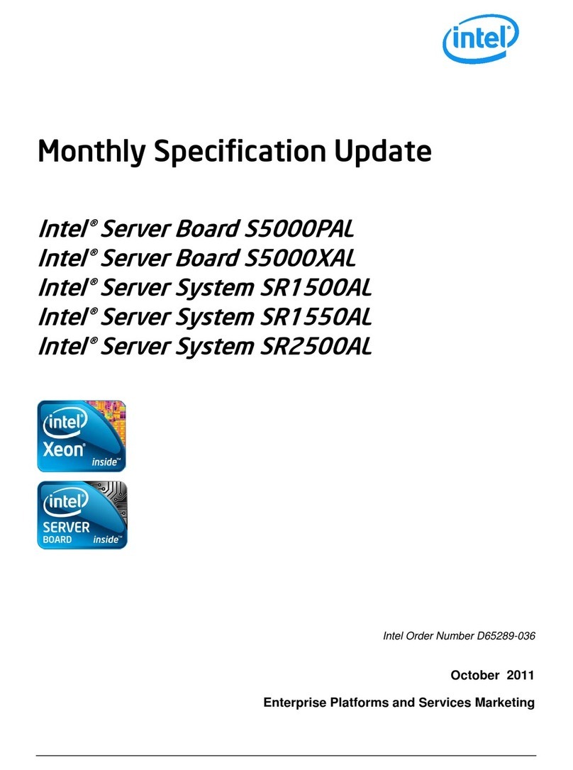 Intel BB5000XALR User manual