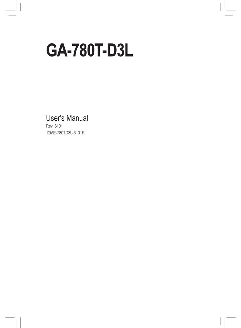 Gigabyte GA-780T-D3L user manual