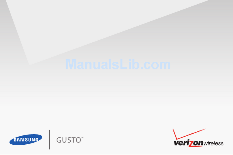 Samsung Gusto SCH-U360 User manual