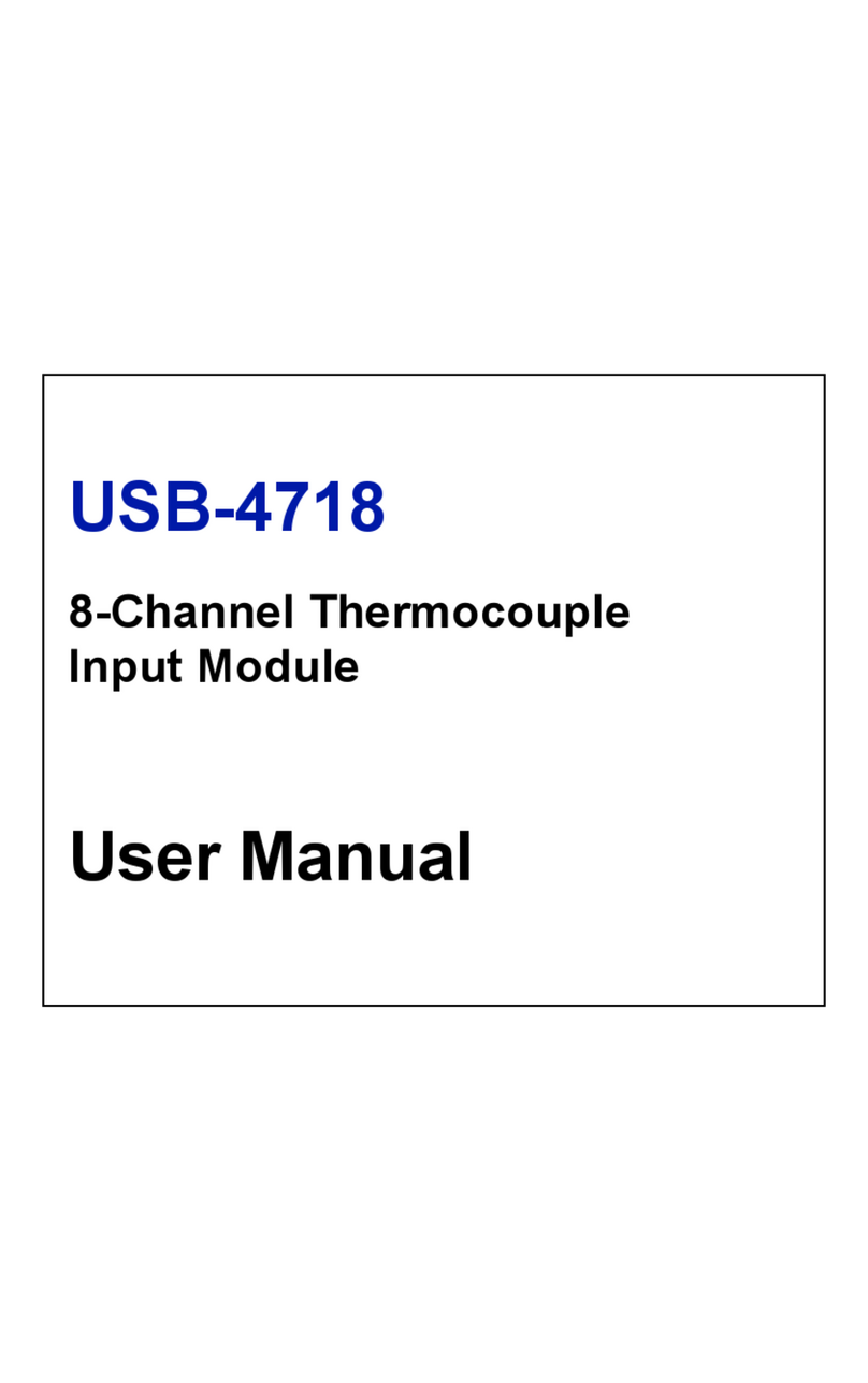 Advantech USB-4718 User manual