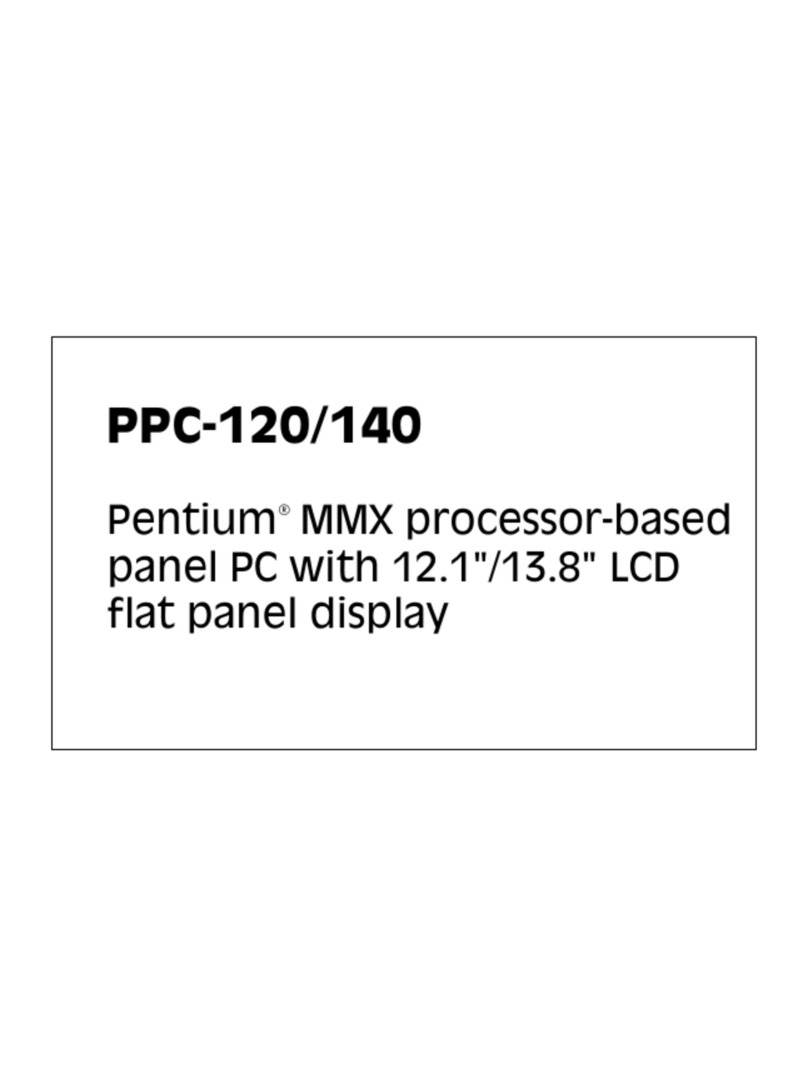 Advantech PPC-120 User manual