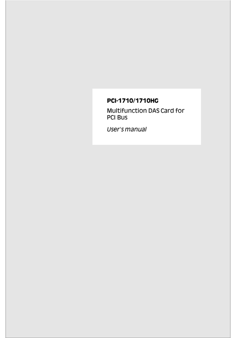 Advantech PCI-1710 user manual