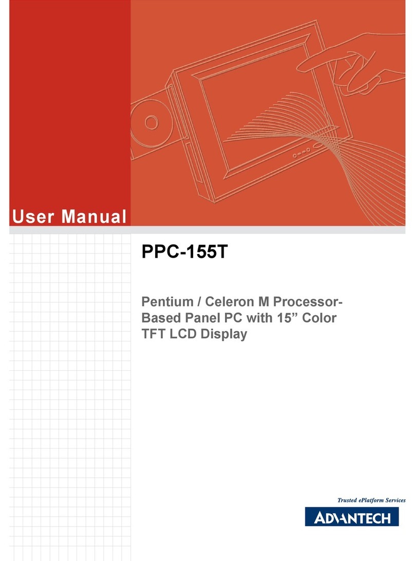 Advantech PPC-155T user manual