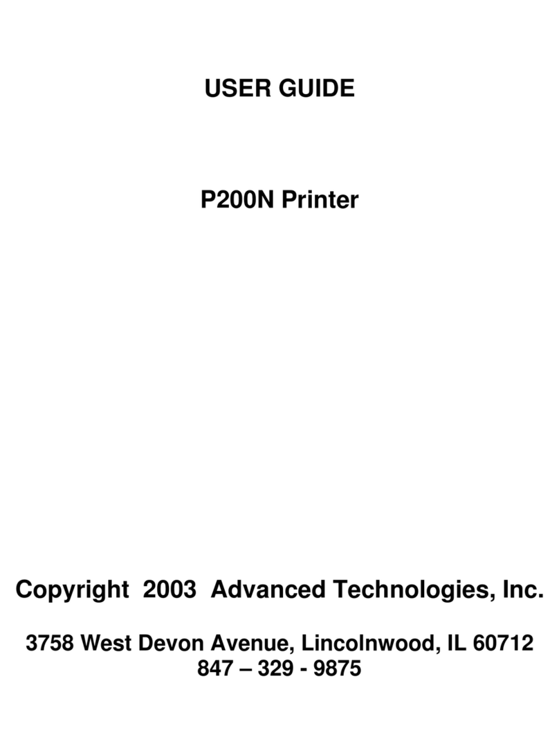 Advanced Technologies P200N User manual