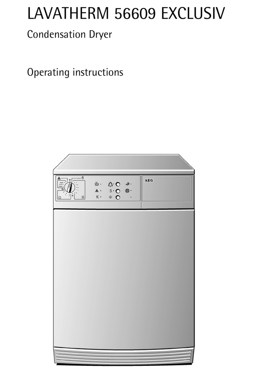 AEG LAVATHERM 56609 EXCLUSIV User manual