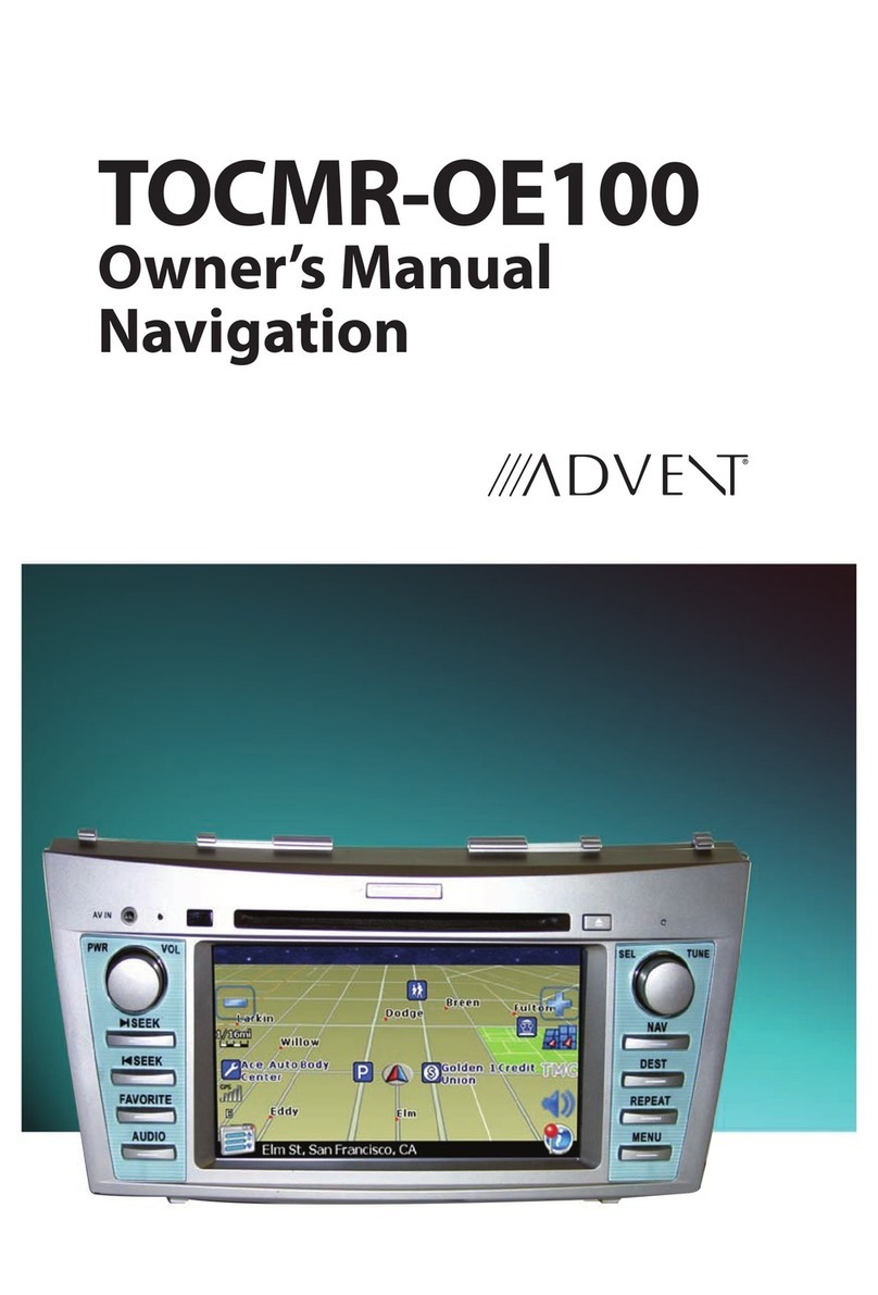 Advent TOCMR-OE100 owner's manual