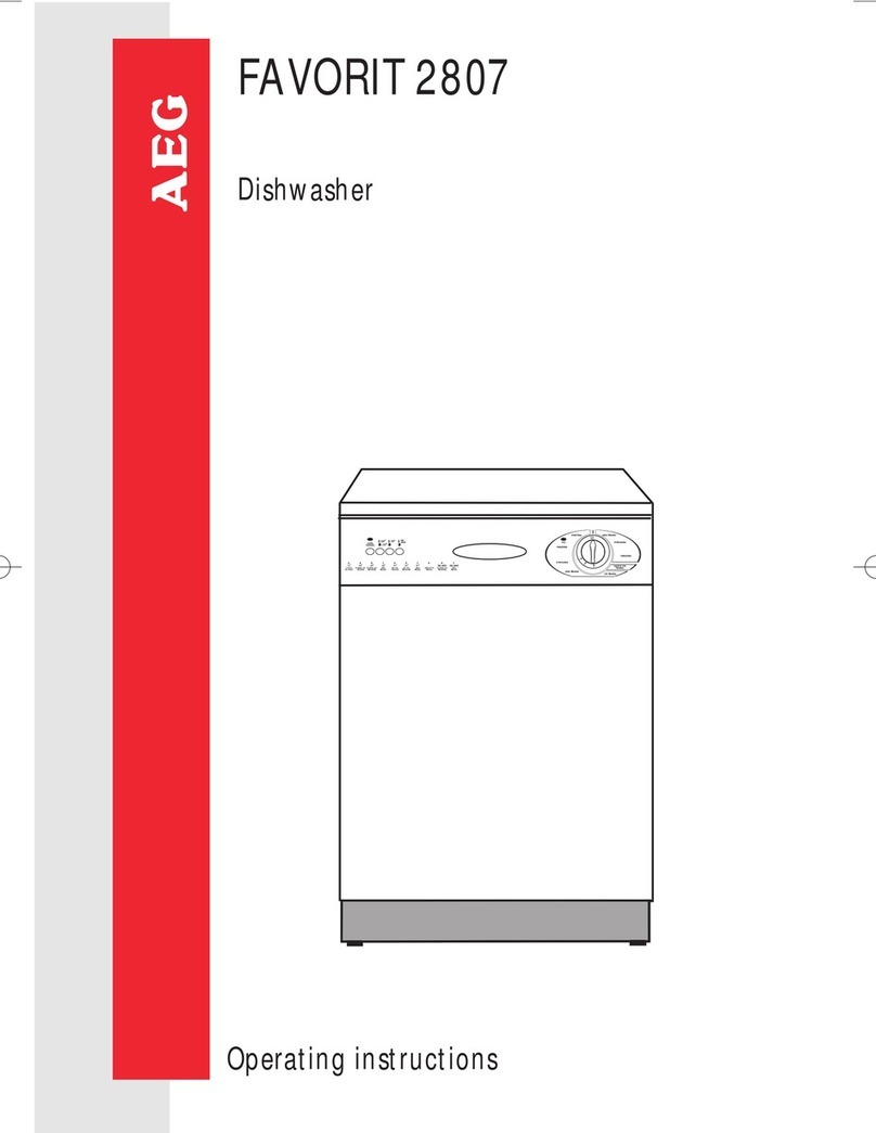 AEG FAVORIT 2807 operating instructions