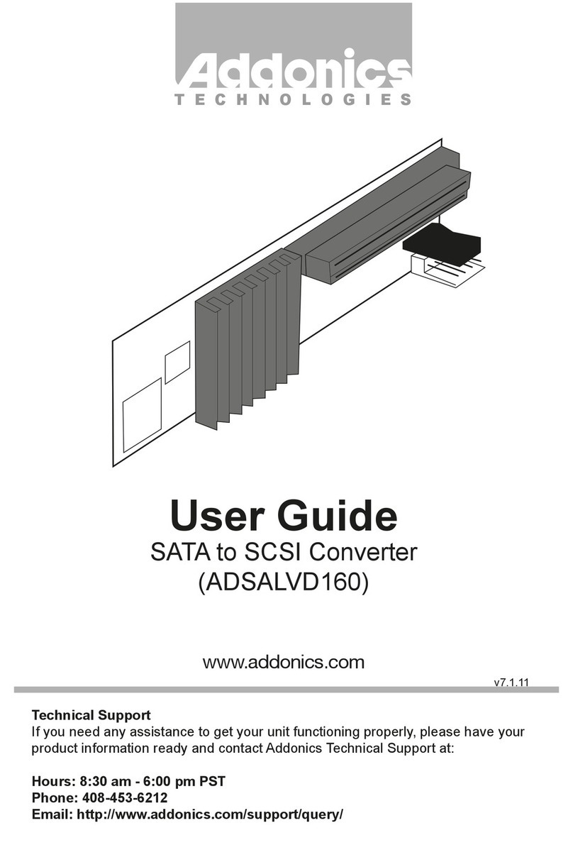 Addonics Technologies ADSALVD160 User manual