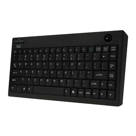 Adesso WKB-3100UB Series quick start guide