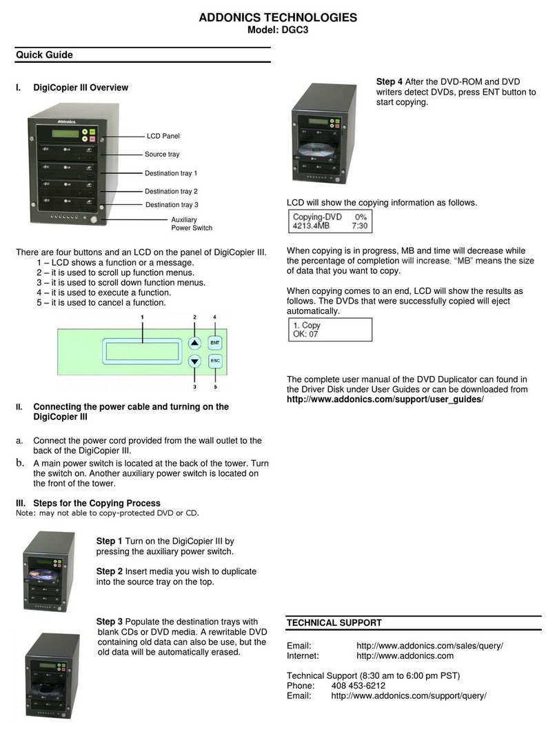 Addonics Technologies DGC3 User manual Addonics Technologies DGC3 User manual