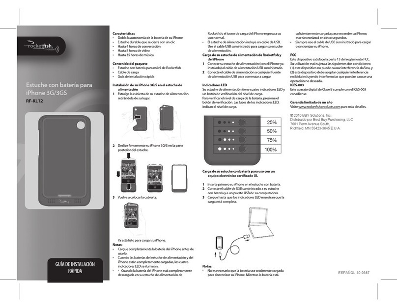 Rocket Fish RF-KL12 Parts list manual