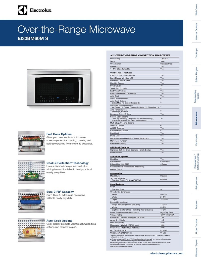 Electrolux EI30BM60MS Product specifications