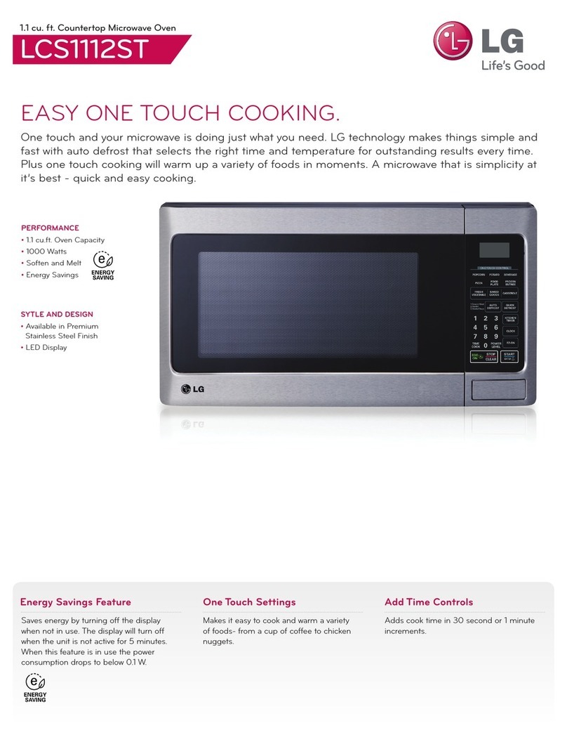 LG LCS1112ST User manual