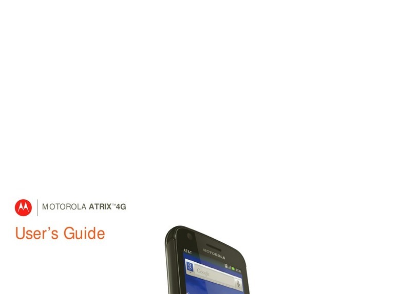 Motorola ATRIX User manual Motorola ATRIX User manual